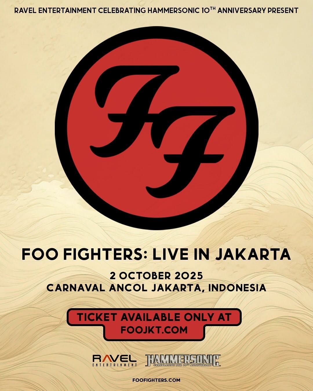 Foo Fighters live In Jakarta 2025