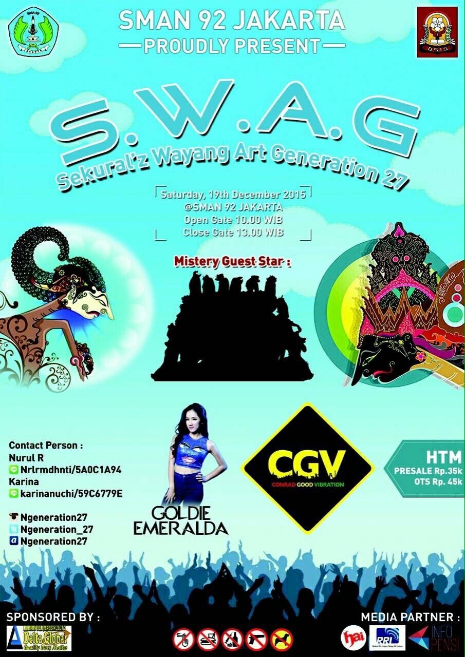 SMAN 92 Jakarta - S.W.A.G 2015