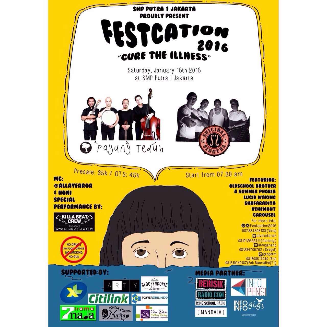 SMP PUTRA JAKARTA - FESTCATION 2016