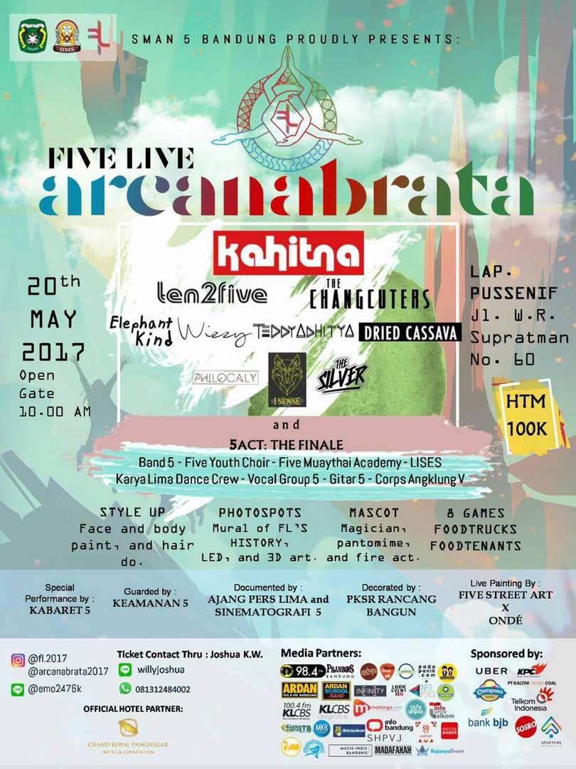 SMAN 5 BANDUNG - FIVELIVE ARCANABRATA