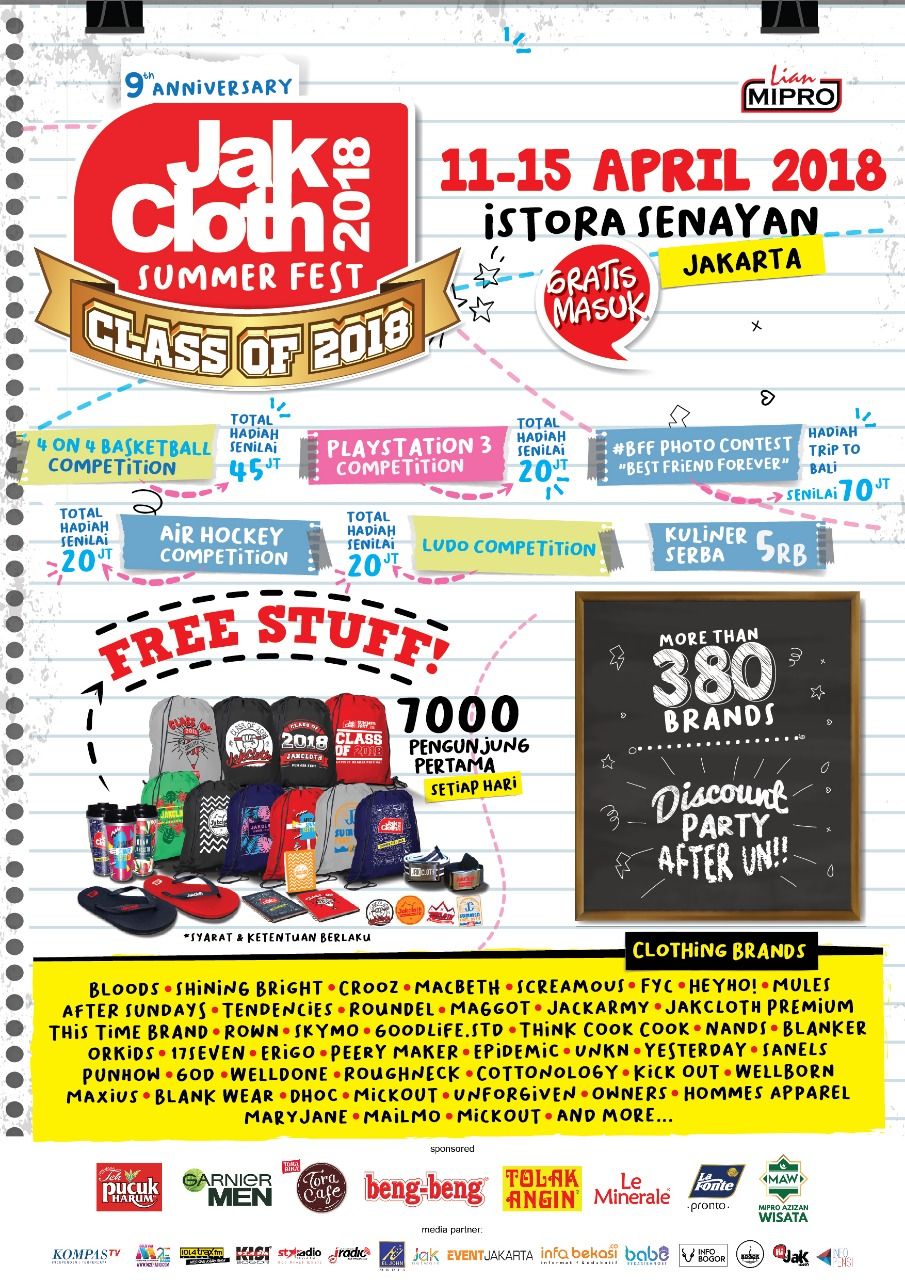 JAKCLOTH SUMMERFEST 2018