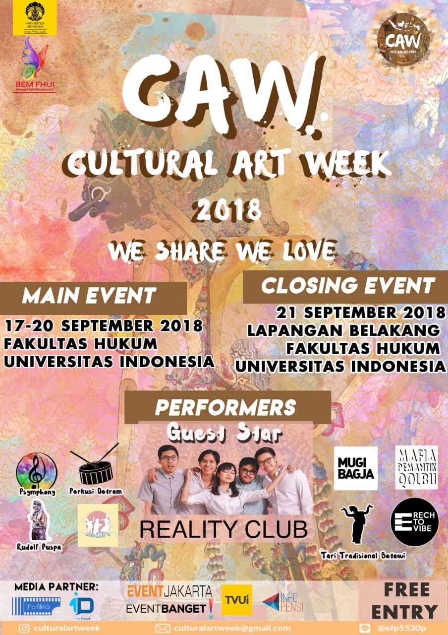 Cultural Art Week - Fakultas Hukum U.I