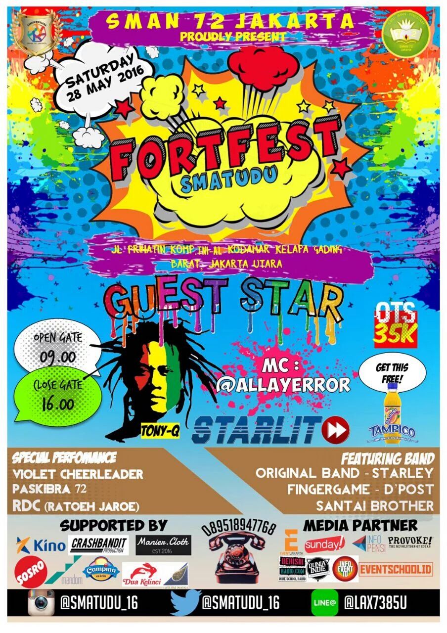 SMAN 72 JAKARTA - FORTFEST SMATUDU