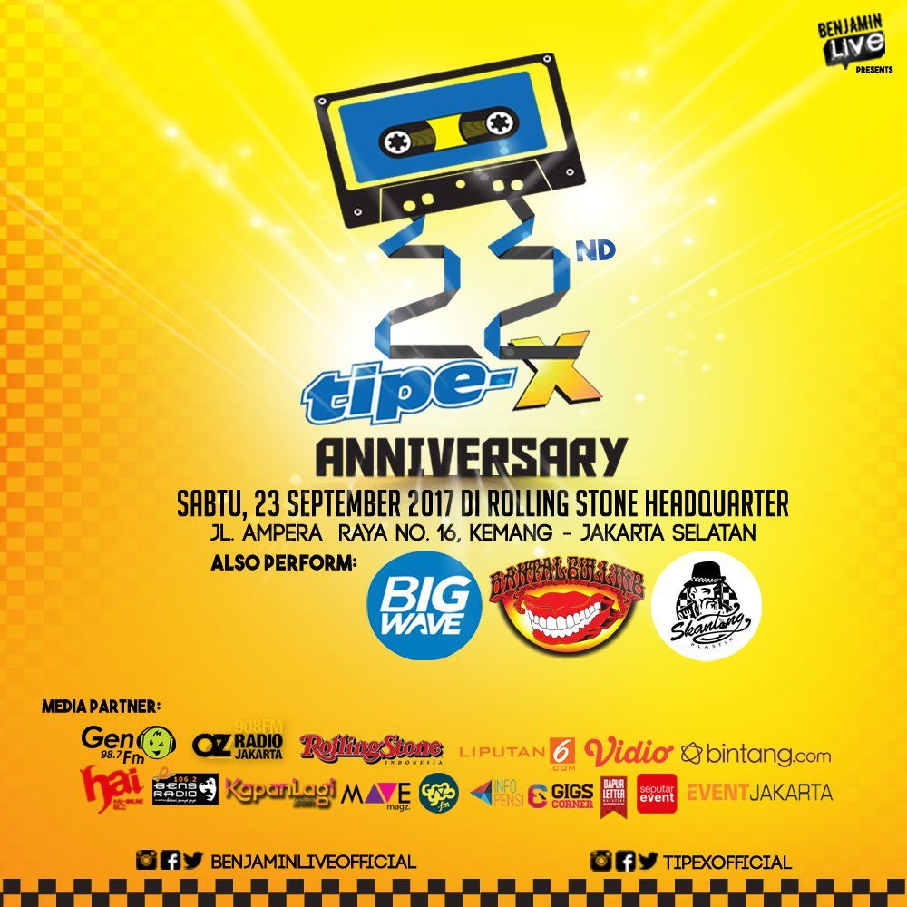 TIPE-X ANNIVERSARY