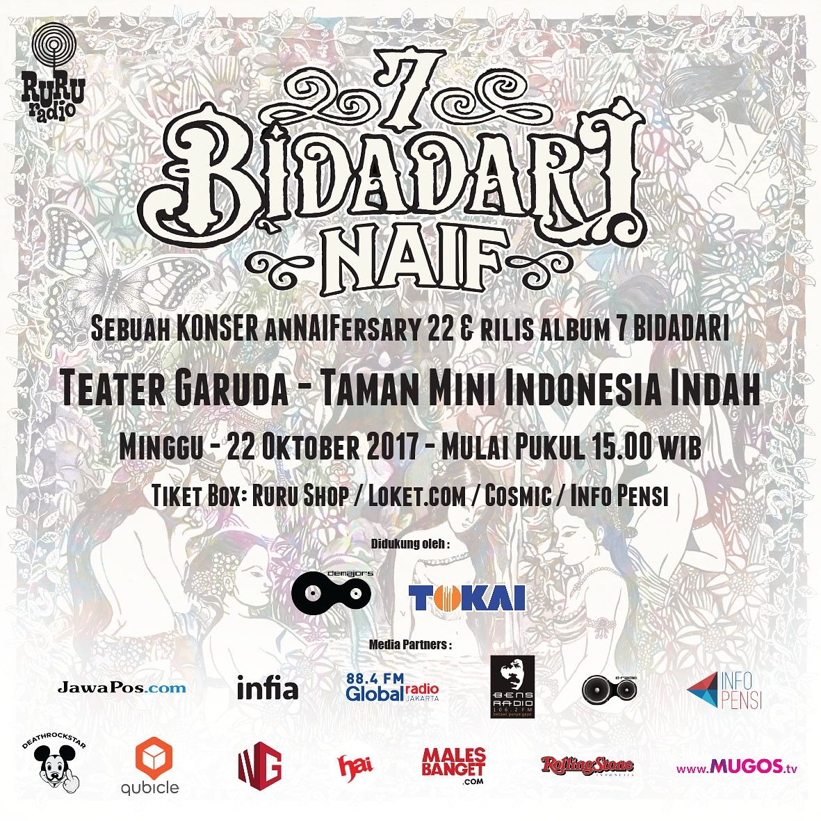 KONSER & RILIS ALBUM BARU 7 BIDADARI NAIF 