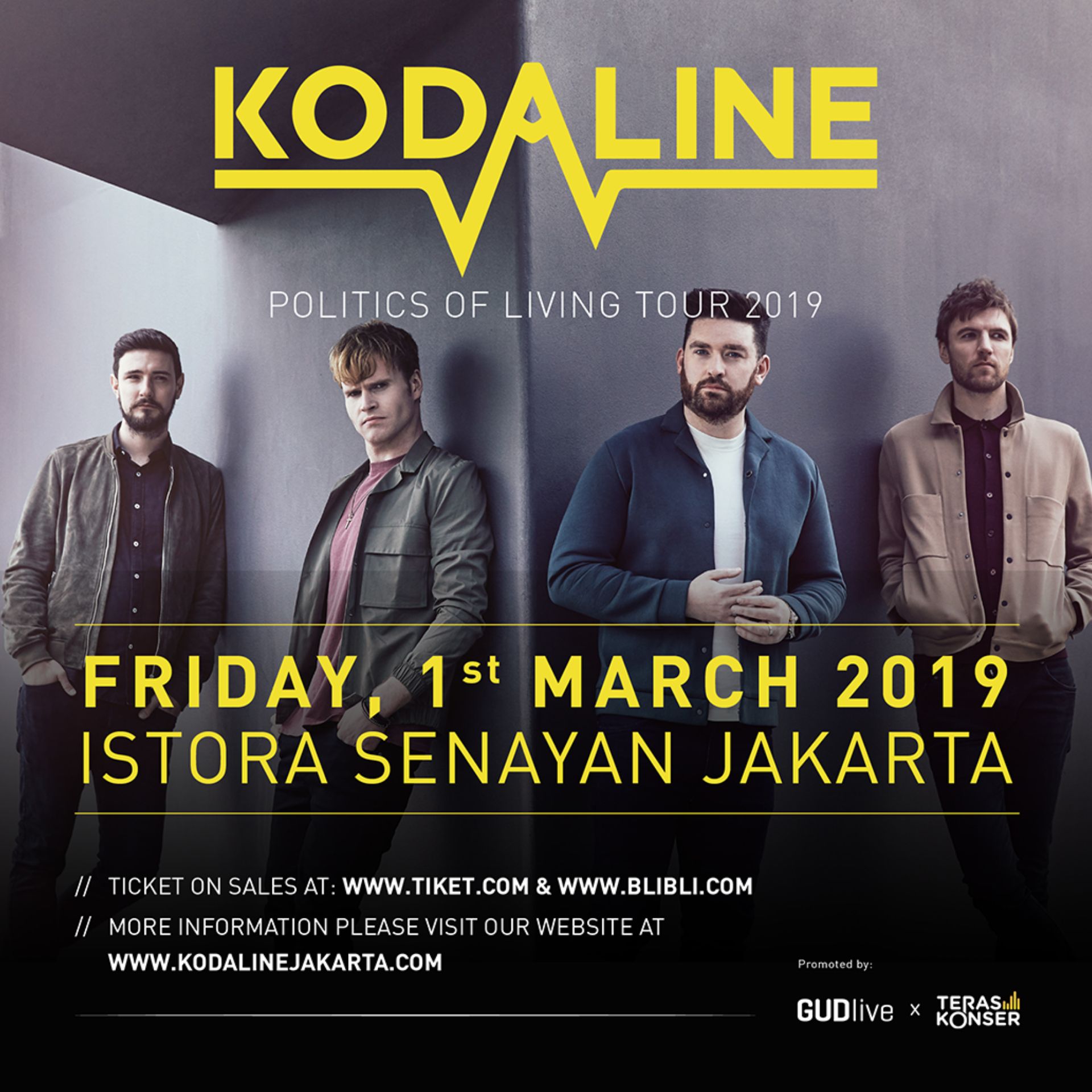 KODALINE - Politics Of Living Tour 2019