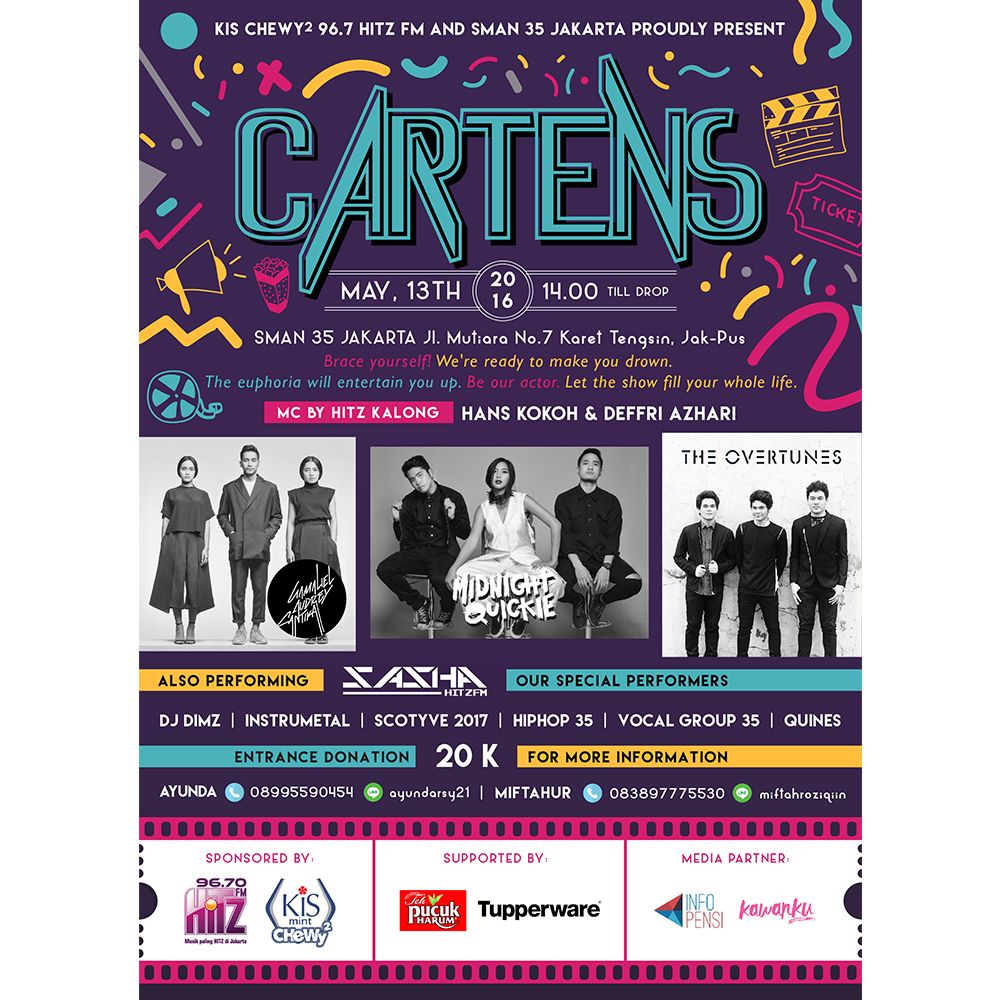 KIS CHEWY HITZFM 96.7 & SMAN 35 JAKARTA - CARTENS