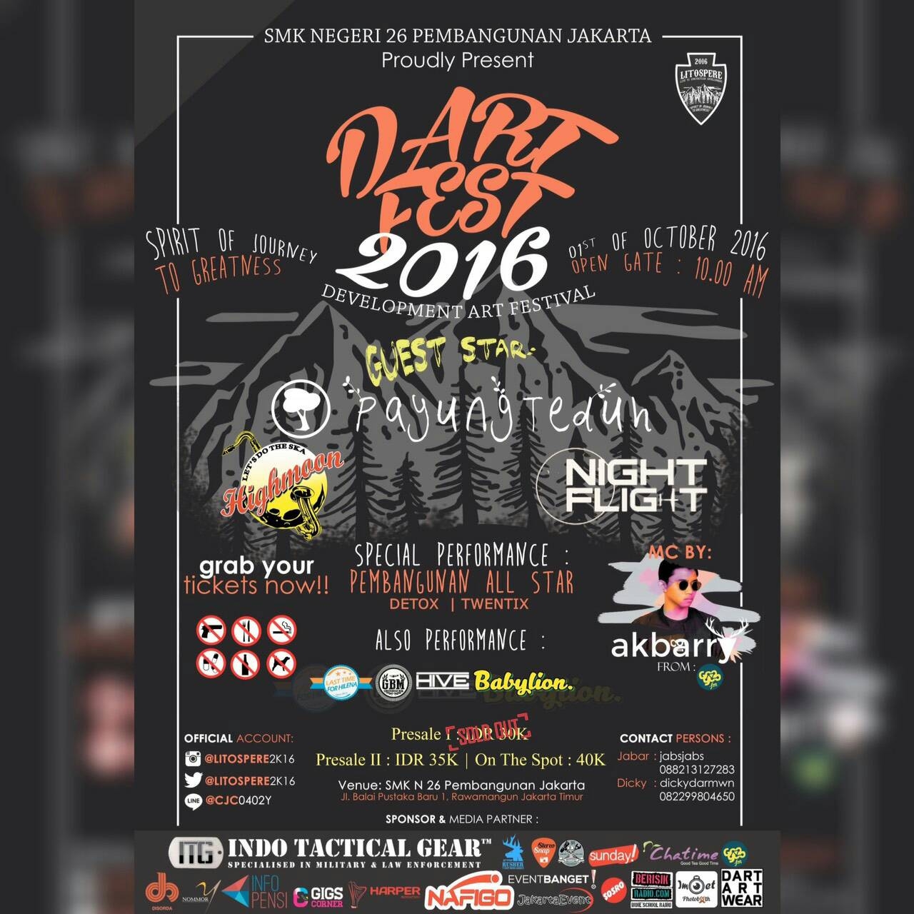 SMKN 26 JAKARTA - DARTFEST 2016
