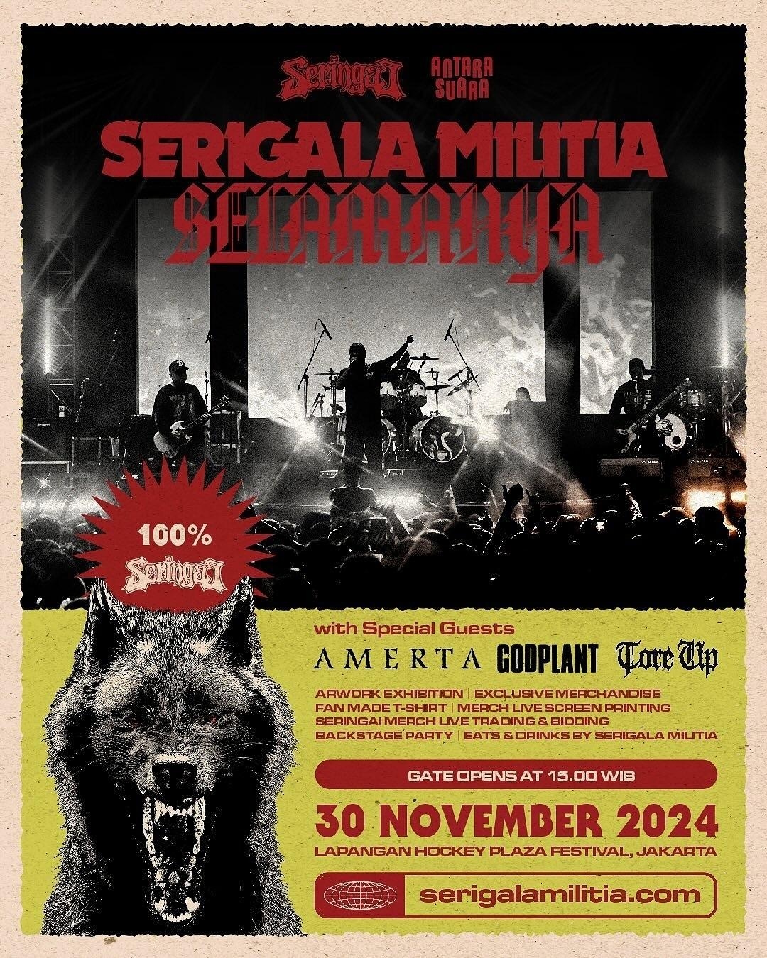 SERINGAI ; Serigala Militia Selamanya