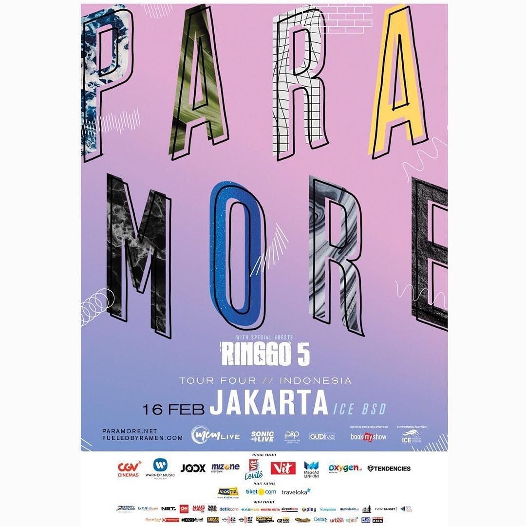 PARAMORE TOUR FOUR INDONESIA
